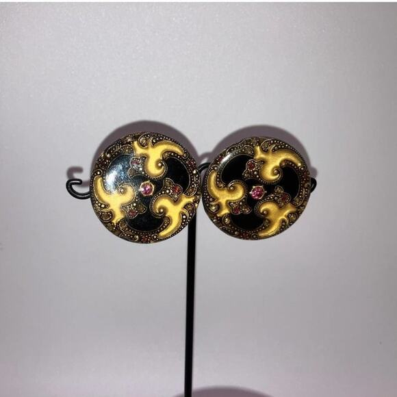 Antique Art Deco Brooch and Clip-On Earrings Matching Set! - Picture 4 of 10